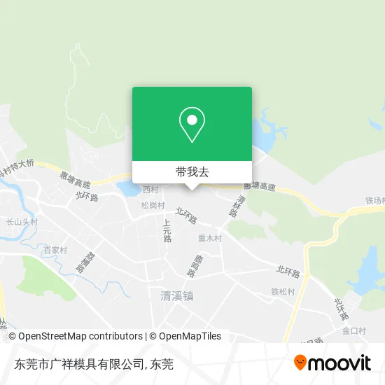 东莞市广祥模具有限公司地图