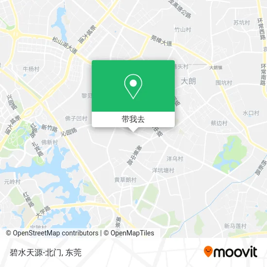 碧水天源-北门地图