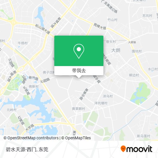 碧水天源-西门地图