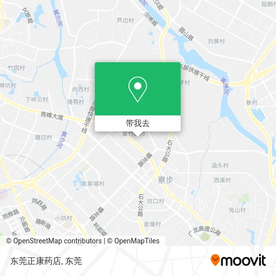 东莞正康药店地图