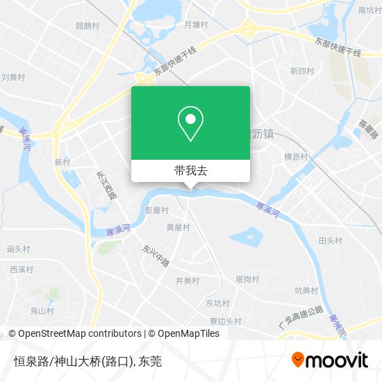 恒泉路/神山大桥(路口)地图