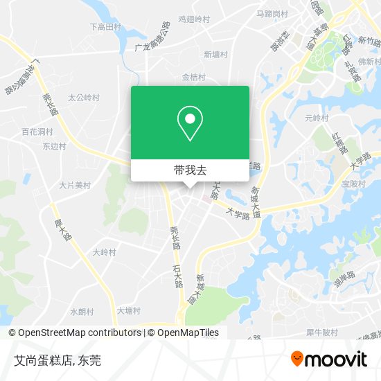 艾尚蛋糕店地图