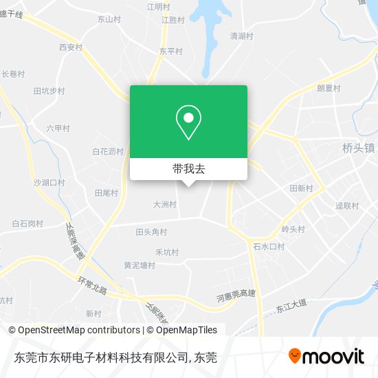 东莞市东研电子材料科技有限公司地图