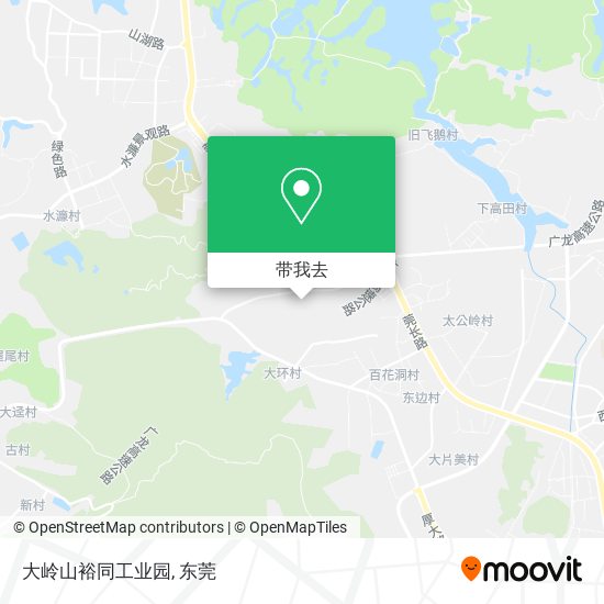 大岭山裕同工业园地图