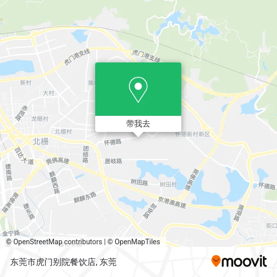 东莞市虎门别院餐饮店地图