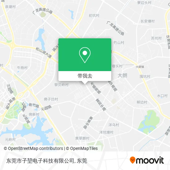 东莞市子堃电子科技有限公司地图