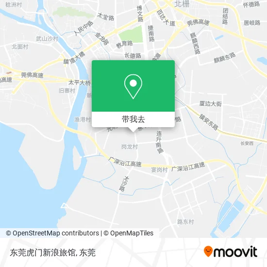 东莞虎门新浪旅馆地图