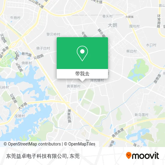 东莞益卓电子科技有限公司地图