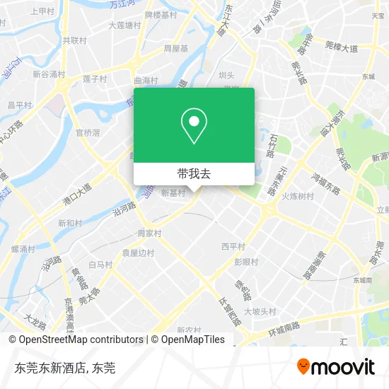 东莞东新酒店地图