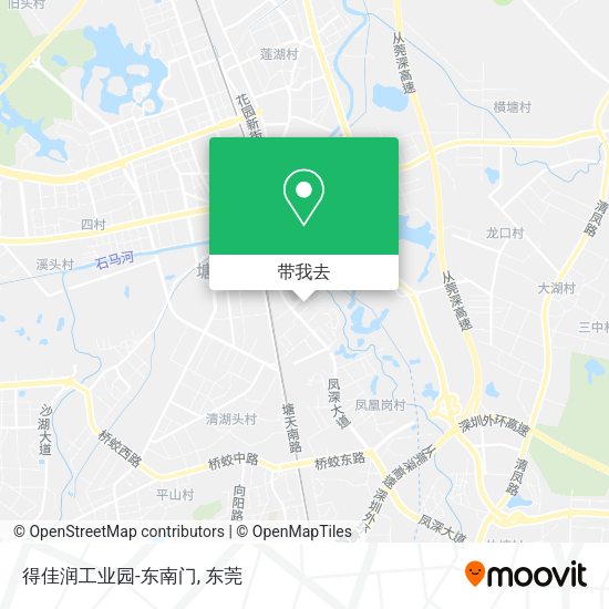 得佳润工业园-东南门地图