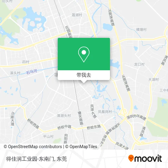 得佳润工业园-东南门地图