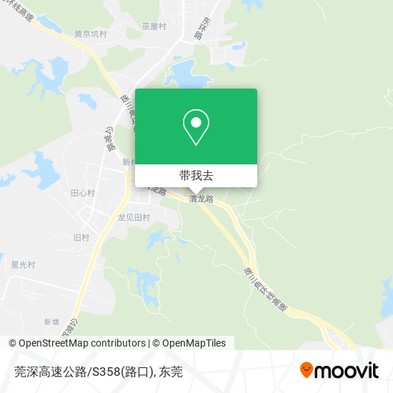 莞深高速公路/S358(路口)地图