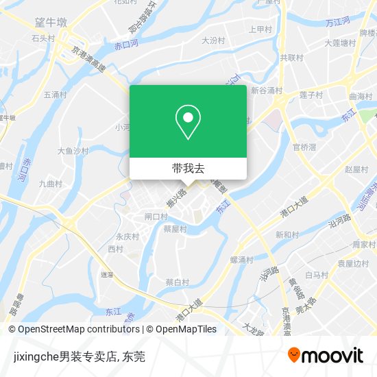 jixingche男装专卖店地图