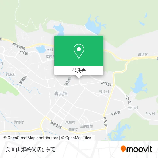 美宜佳(杨梅岗店)地图