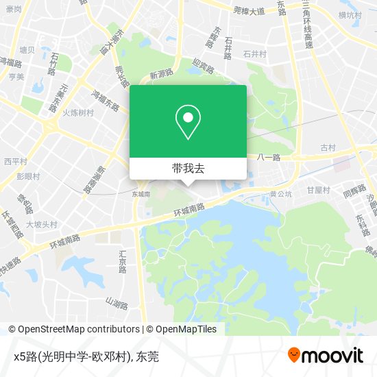 x5路(光明中学-欧邓村)地图