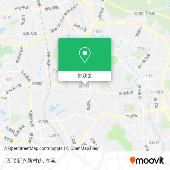五联新兴新村街地图
