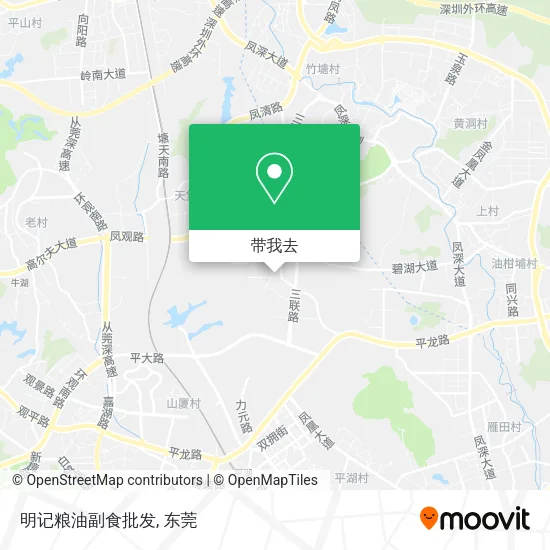 明记粮油副食批发地图