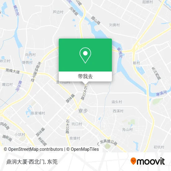 鼎润大厦-西北门地图
