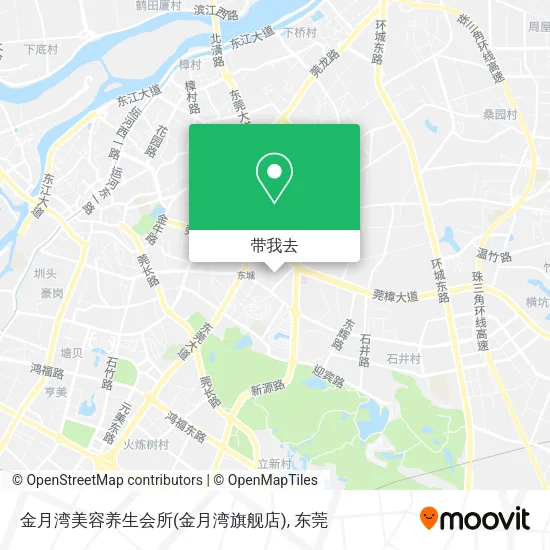 金月湾美容养生会所(金月湾旗舰店)地图