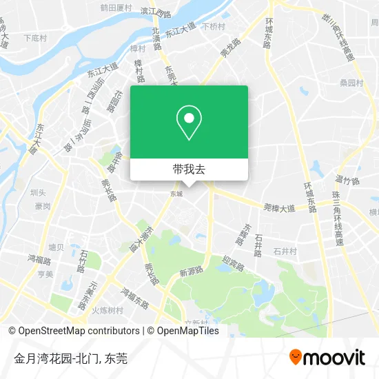 金月湾花园-北门地图