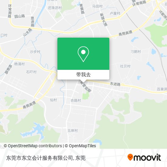 东莞市东立会计服务有限公司地图