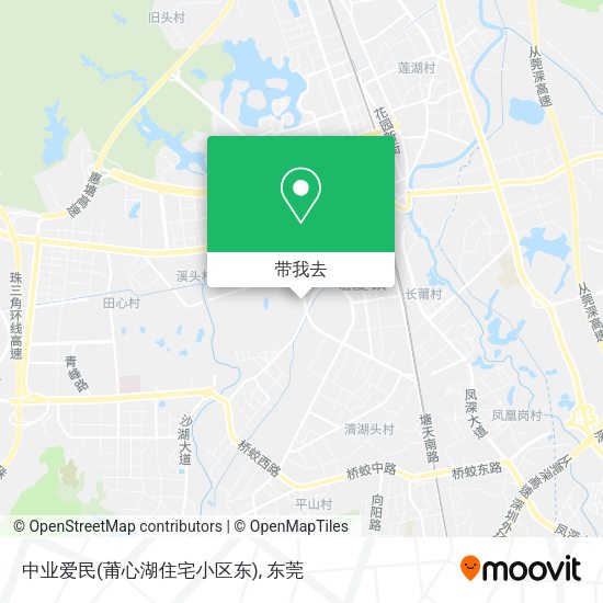中业爱民(莆心湖住宅小区东)地图