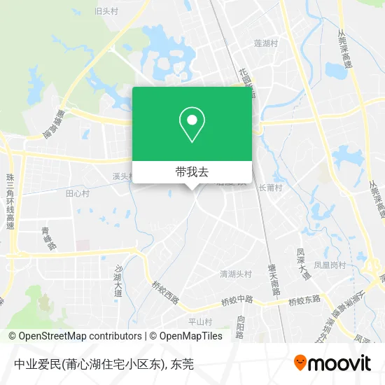 中业爱民(莆心湖住宅小区东)地图