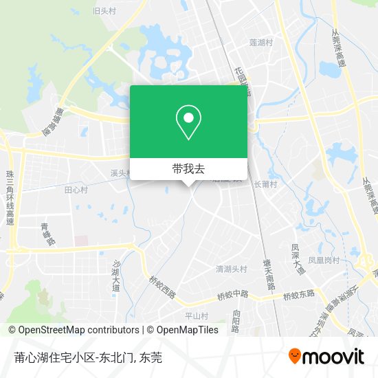 莆心湖住宅小区-东北门地图