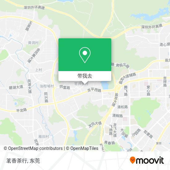 茗香茶行地图