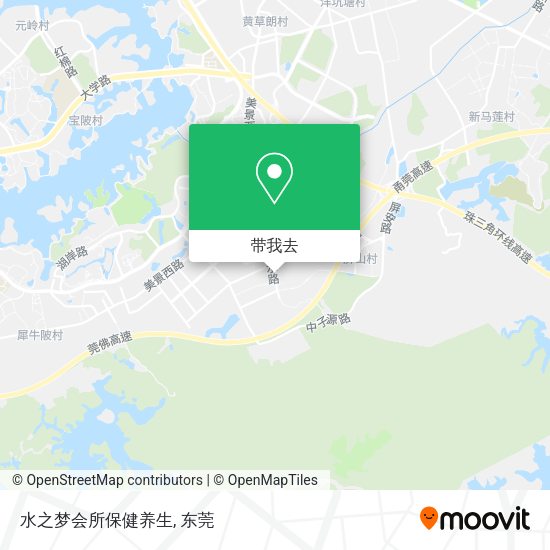 水之梦会所保健养生地图