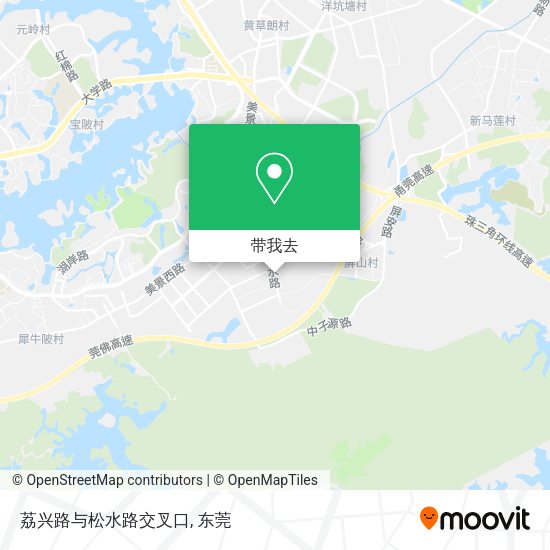荔兴路与松水路交叉口地图