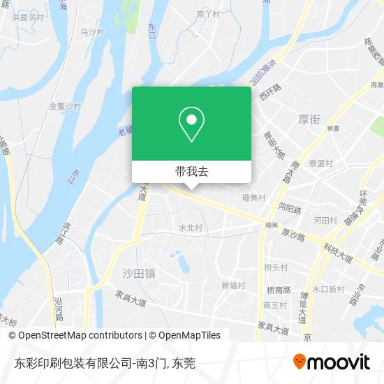 东彩印刷包装有限公司-南3门地图