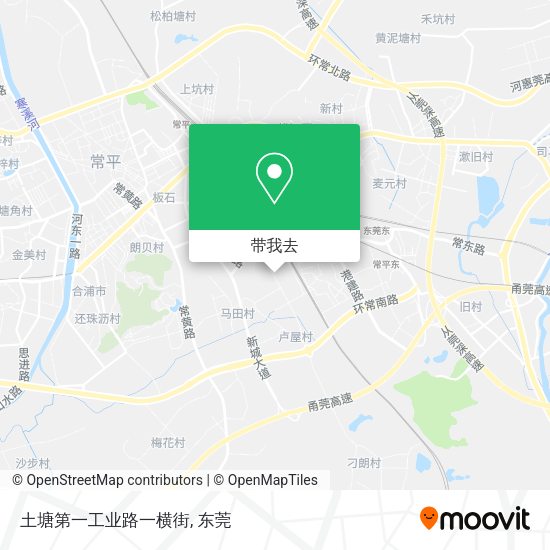 土塘第一工业路一横街地图