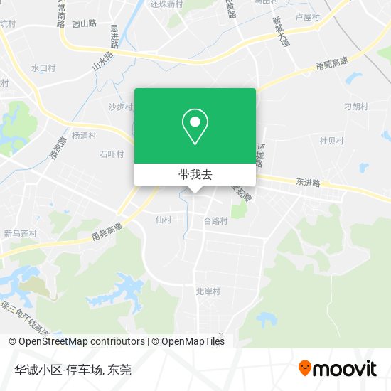 华诚小区-停车场地图