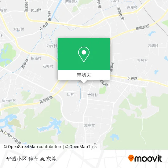 华诚小区-停车场地图