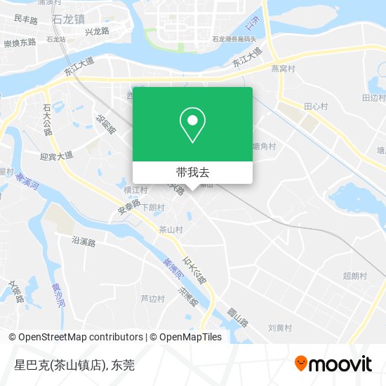 星巴克(茶山镇店)地图