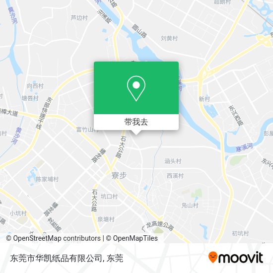 东莞市华凯纸品有限公司地图