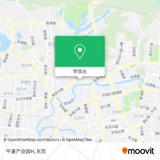平谦产业园H地图