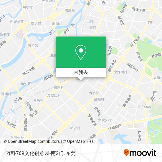 万科769文化创意园-南2门地图