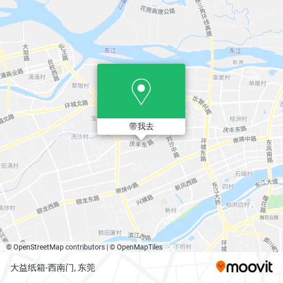 大益纸箱-西南门地图