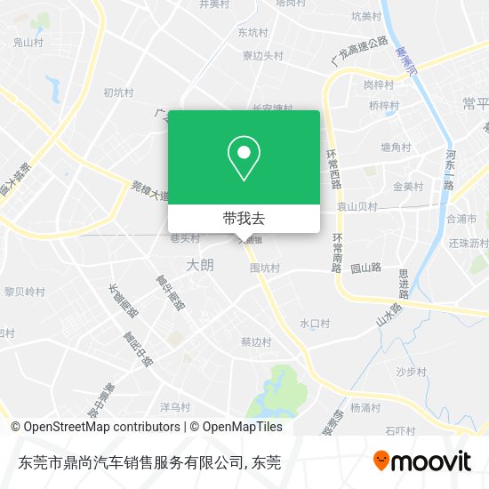 东莞市鼎尚汽车销售服务有限公司地图