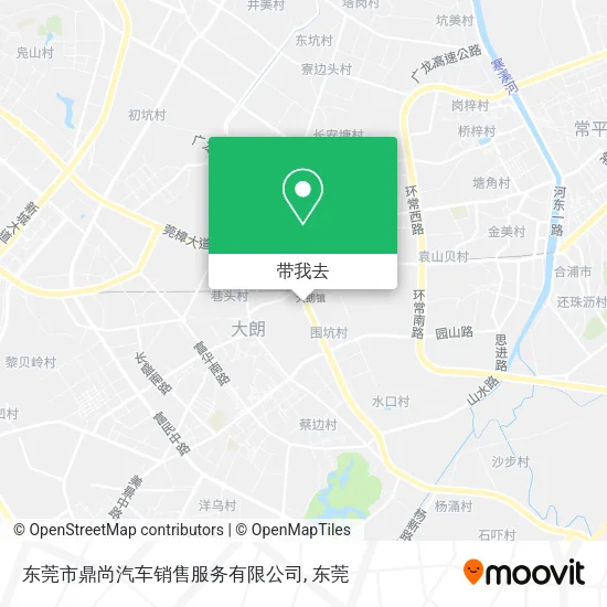 东莞市鼎尚汽车销售服务有限公司地图