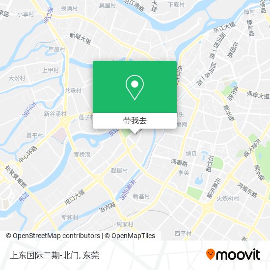 上东国际二期-北门地图