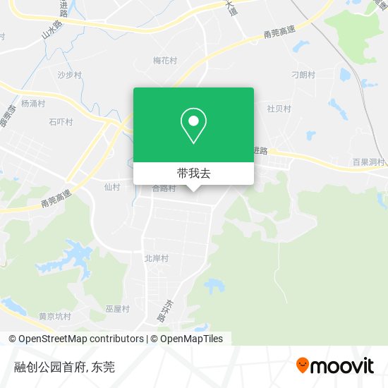 融创公园首府地图