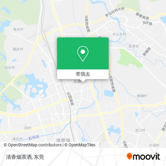 清香烟茶洒地图
