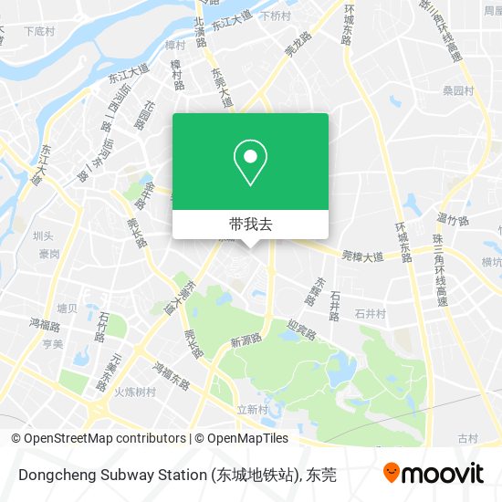 Dongcheng Subway Station (东城地铁站)地图