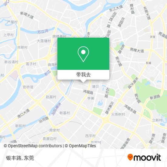 银丰路地图