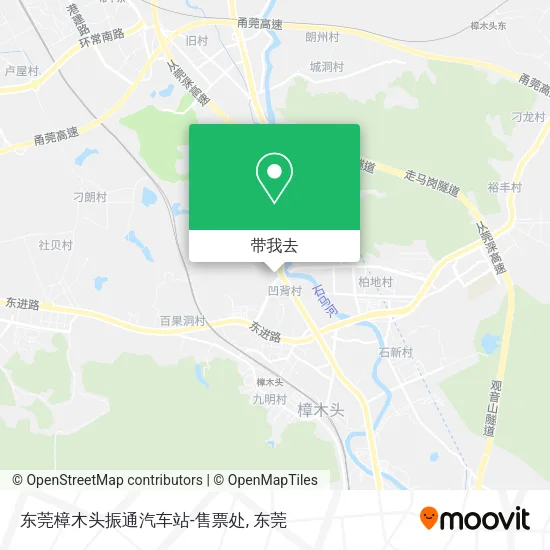 东莞樟木头振通汽车站-售票处地图