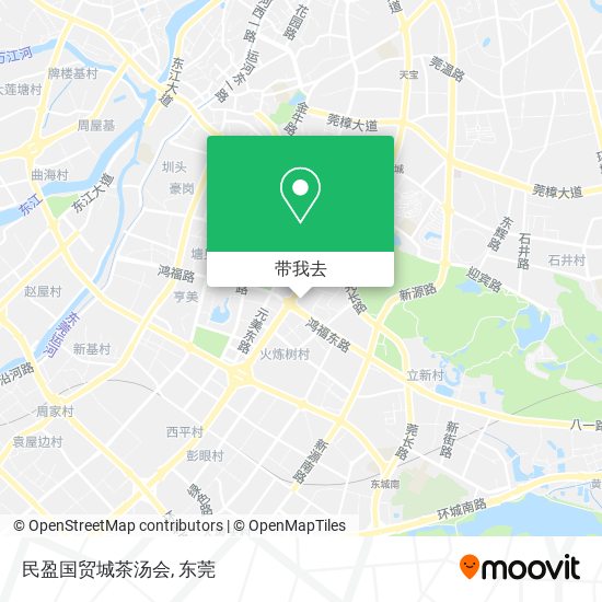 民盈国贸城茶汤会地图