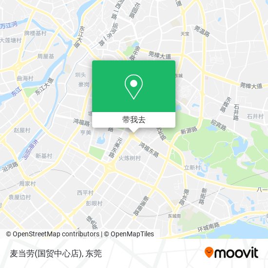 麦当劳(国贸中心店)地图